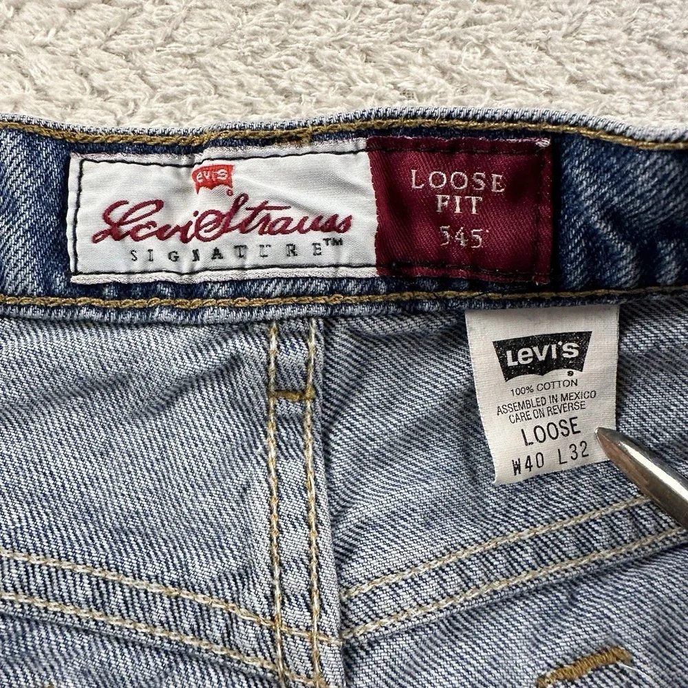 Vintage Levis 545 Orange Tab Jeans Mens 40x32 Vintage Americana 90's Grunge‎